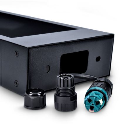 Brilagi - LED Utomhuslampa RAGUSA LED/7W/230V 3000/4000/6000K svart IP54 50 cm