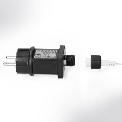 Brilagi - LED utomhus julbelysning, 200 LED, 8 ljuslägen, 13 m, IP44, varmvit, istappar