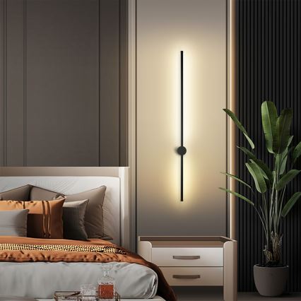 Brilagi - LED utomhusvägglampa AURA LED/20W/230V 3000K IP54 97 cm antracit