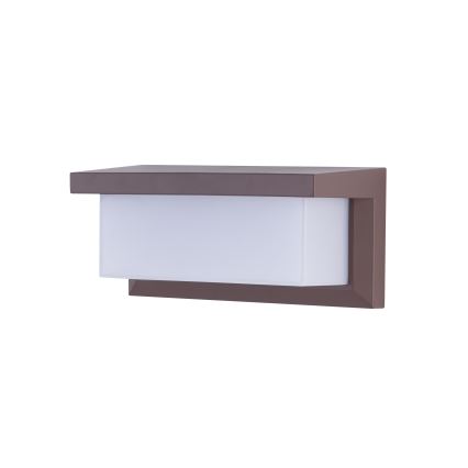Brilagi - LED-utomhusväggarmatur BRICKY LED/12W/230V brun IP54