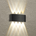 Brilagi - LED utomhusväggarmatur FLAREBOX LED/8W/230V svart IP65