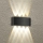 Brilagi - LED utomhusväggarmatur FLAREBOX LED/8W/230V svart IP65