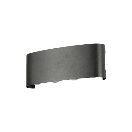 Brilagi - LED utomhusväggarmatur FLAREBOX LED/8W/230V svart IP65
