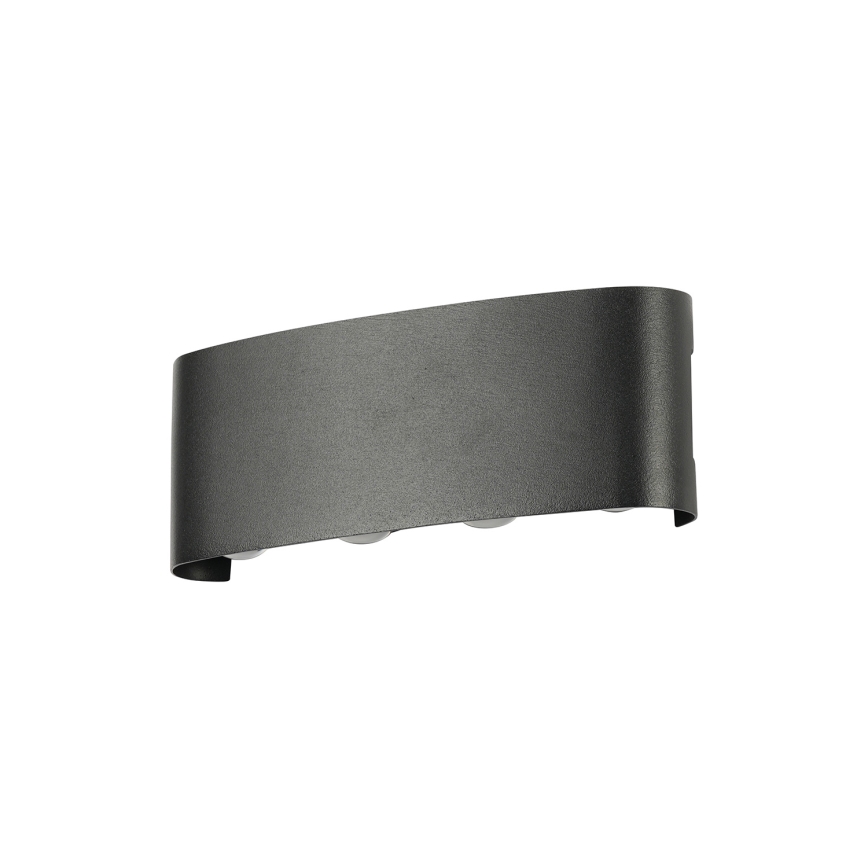 Brilagi - LED utomhusväggarmatur FLAREBOX LED/8W/230V svart IP65