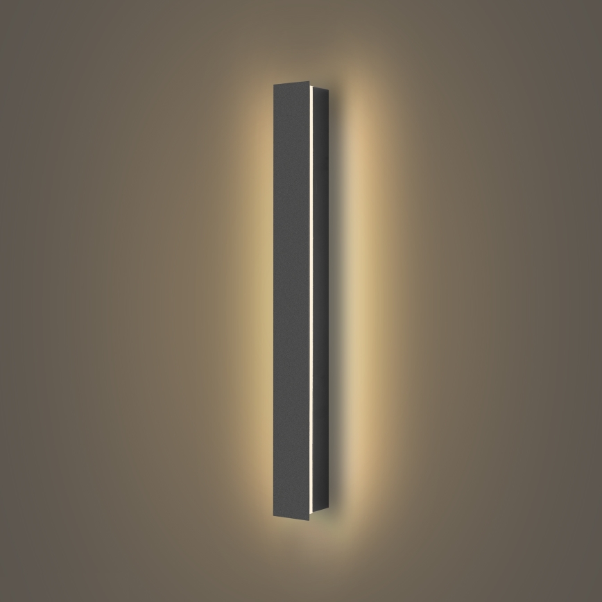 Brilagi - LED utomhusväggarmatur LINEAR LED/12W/230V 3000K IP65 50 cm antracit