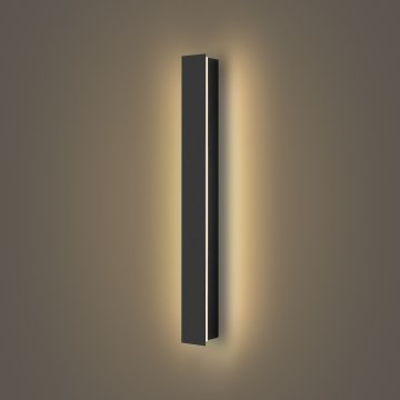 Brilagi - LED utomhusväggarmatur LINEAR LED/12W/230V 3000K IP65 50 cm svart