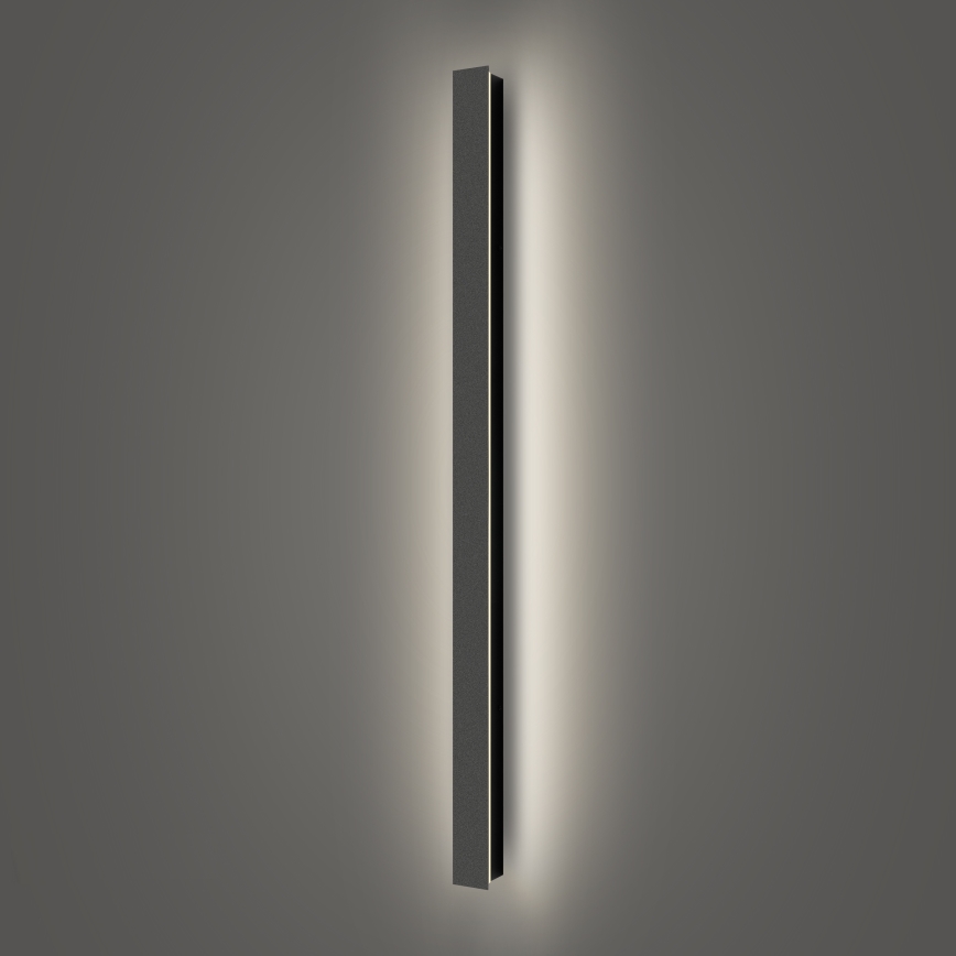 Brilagi - LED utomhusväggarmatur LINEAR LED/22W/230V 4000K IP65 100 cm svart CRI 90