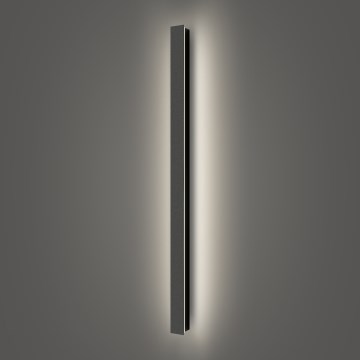 Brilagi - LED utomhusväggarmatur LINEAR LED/22W/230V 4000K IP65 100 cm svart