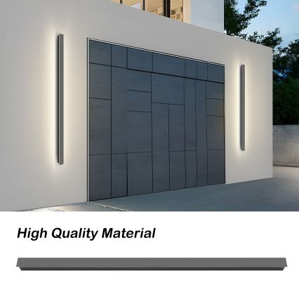 Brilagi - LED-utomhusväggarmatur LINEAR LED/32W/230V 4000K IP65 140 cm antracit CRI 90