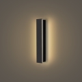 Brilagi - LED utomhusväggarmatur LINEAR LED/8W/230V 3000K IP65 30 cm svart CRI 90
