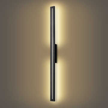 Brilagi - LED utomhusväggarmatur LINEO LED/24W/230V 3000K IP65 100 cm svart