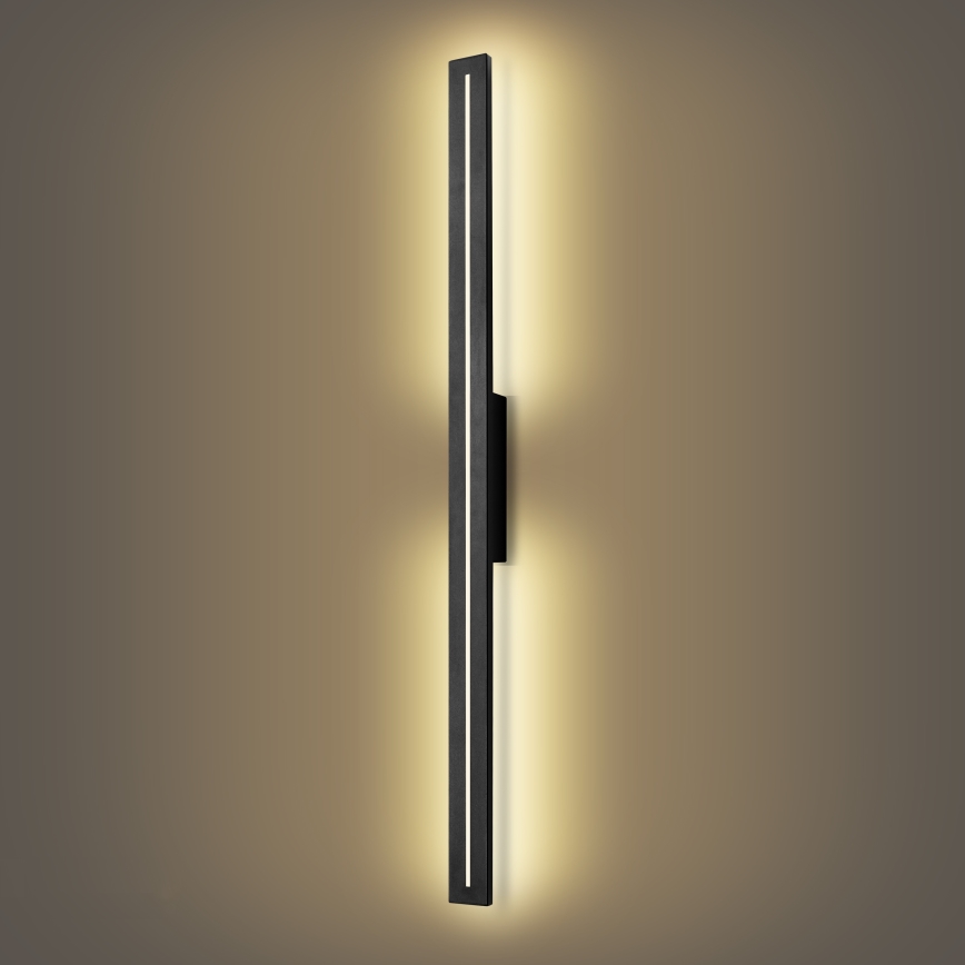 Brilagi - LED utomhusväggarmatur LINEO LED/24W/230V 3000K IP65 100 cm svart