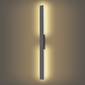 Brilagi - LED utomhusväggarmatur LUNA LED/24W/230V 3000K IP65 100 cm antracit