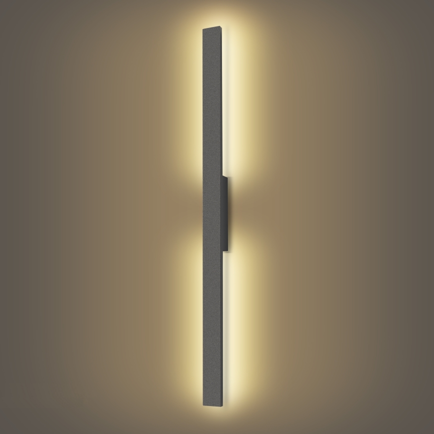 Brilagi - LED utomhusväggarmatur LUNA LED/24W/230V 3000K IP65 100 cm antracit
