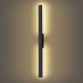 Brilagi - LED utomhusväggarmatur LUNA LED/24W/230V 3000K IP65 100 cm svart
