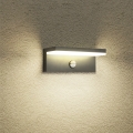 Brilagi - LED utomhusväggarmatur med rörelsesensor TESSI LED/10W/230V antracit IP54