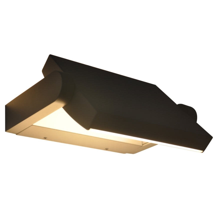 Brilagi - LED utomhusvägglampa med sensor ANKLE LED/18W/230V 3000K IP65 antracit