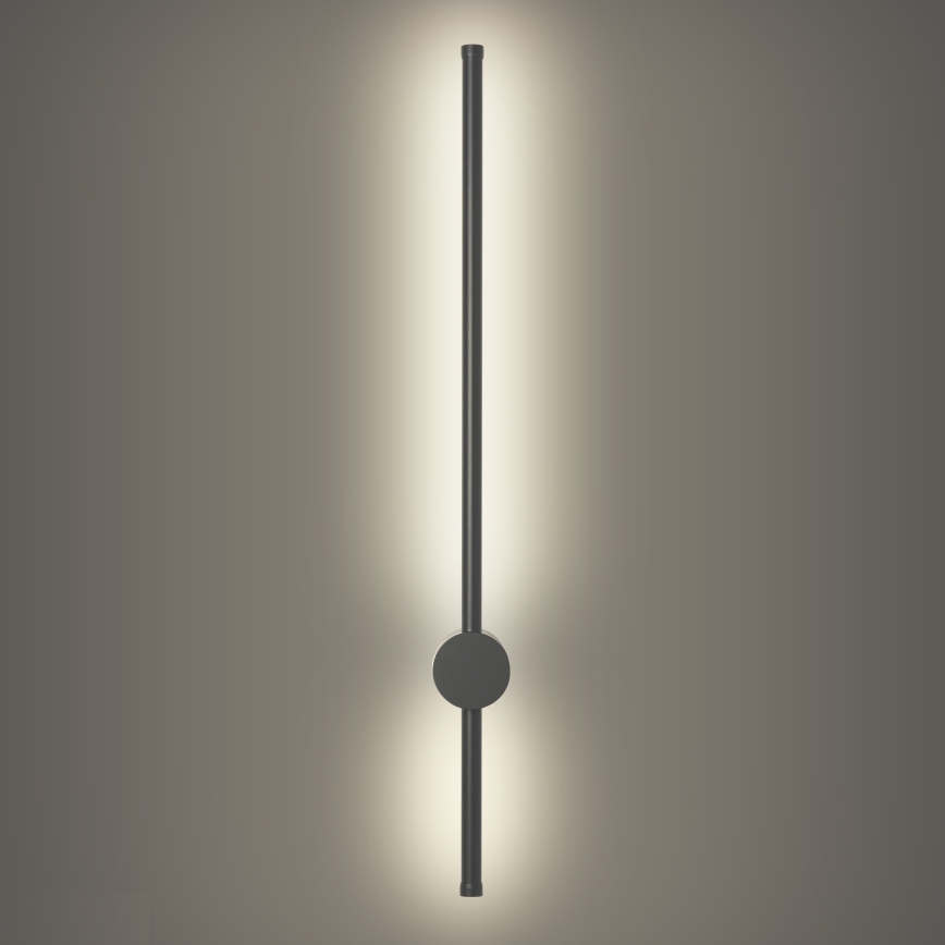 Brilagi - LED utomhusvägglampa AURA LED/12W/230V 4000K IP54 65 cm antracit