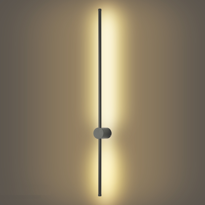 Brilagi - LED utomhusvägglampa AURA LED/20W/230V 3000K IP54 97 cm antracit