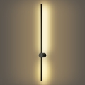 Brilagi - LED utomhusvägglampa AURA LED/20W/230V 3000K IP54 97 cm svart