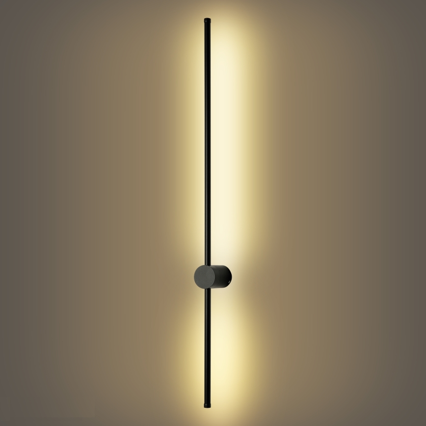 Brilagi - LED utomhusvägglampa AURA LED/20W/230V 3000K IP54 97 cm svart