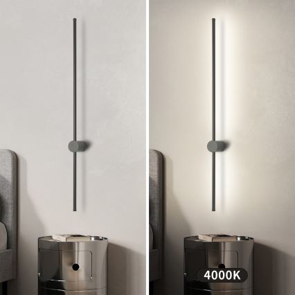 Brilagi - LED utomhusväggarmatur AURA LED/20W/230V 4000K IP54 97 cm antracit