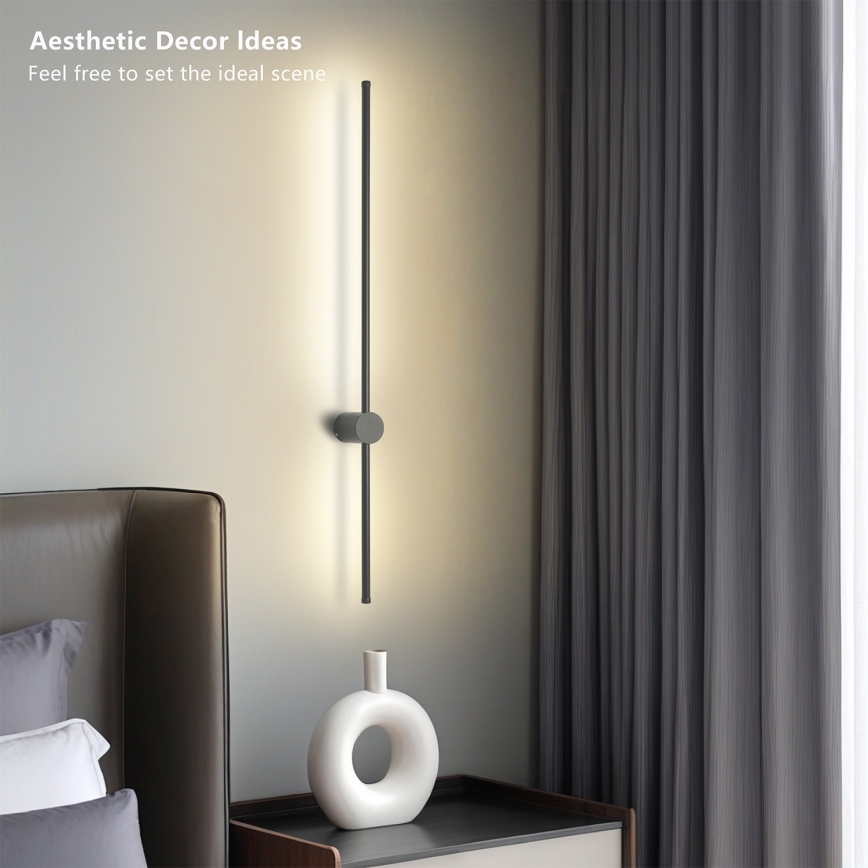 Brilagi - LED utomhusväggarmatur AURA LED/20W/230V 4000K IP54 97 cm antracit