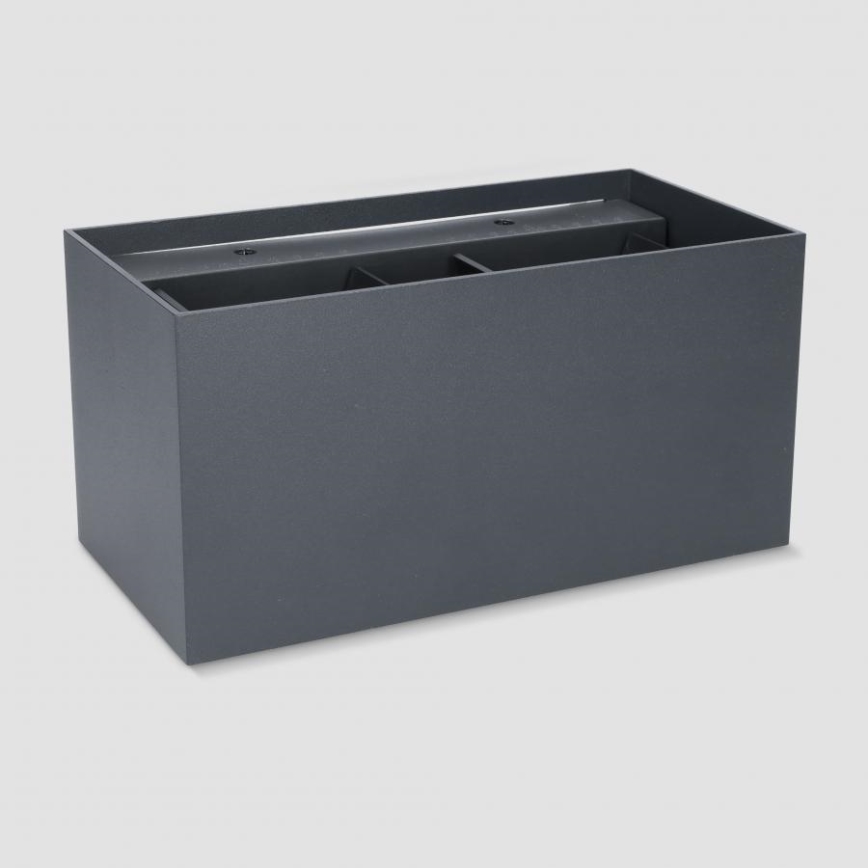 Brilagi - LED utomhusvägglampa DOUBLE CUBE LED/12W/230V antracit IP65