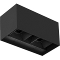 Brilagi - LED utomhusvägglampa DOUBLE CUBE LED/12W/230V svart IP65