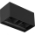 Brilagi - LED utomhusvägglampa DOUBLE CUBE LED/12W/230V svart IP65