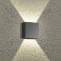 Brilagi - LED-utomhusvägglampa DOUBLERAY LED/4W/230V antracit IP65