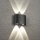 Brilagi - LED utomhusvägglampa FLAREBOX LED/4W/230V svart IP65