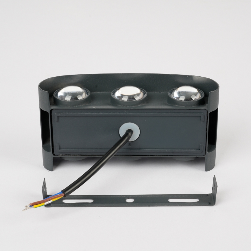 Brilagi - LED Utomhusvägglampa FLAREBOX LED/6W/230V antracit IP65