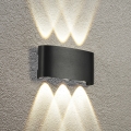 Brilagi - LED utomhusvägglampa FLAREBOX LED/6W/230V svart IP65