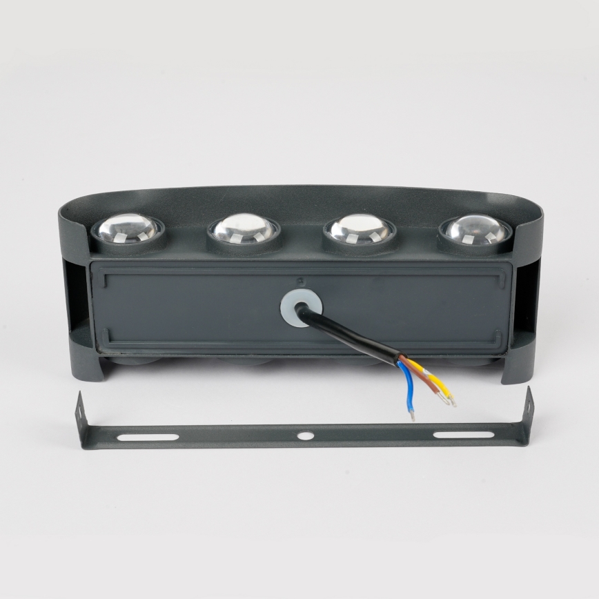 Brilagi - LED Utomhusvägglampa FLAREBOX LED/8W/230V antracit IP65