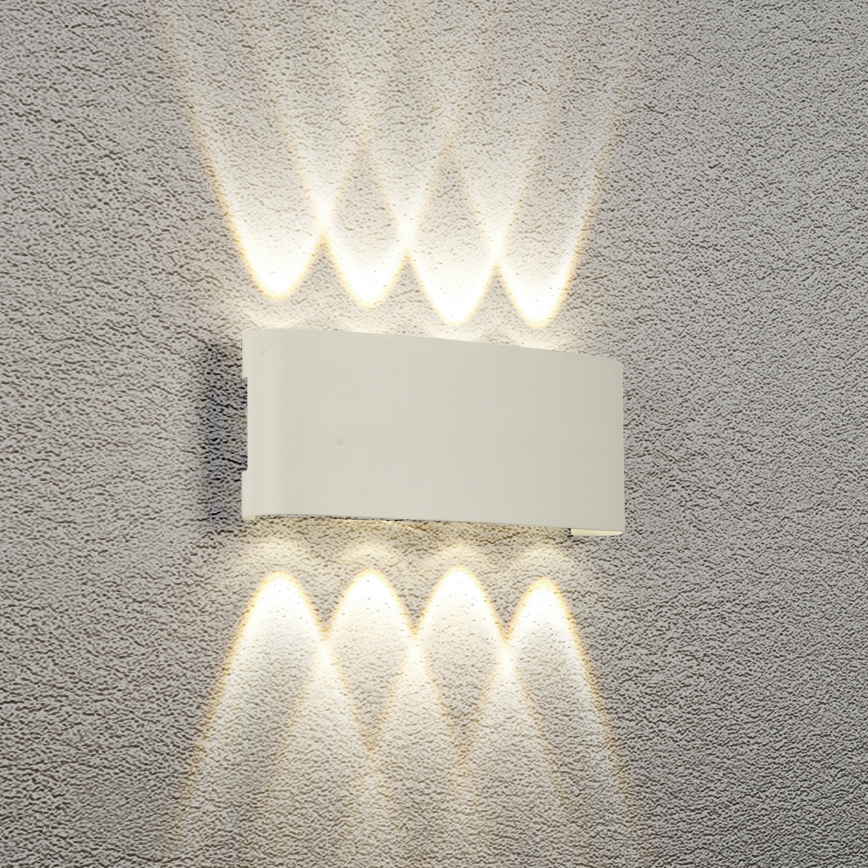 Brilagi - LED utomhusvägglampa FLAREBOX LED/8W/230V vit IP65