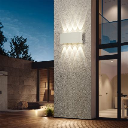 Brilagi - LED utomhusvägglampa FLAREBOX LED/8W/230V vit IP65