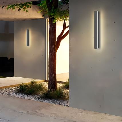 Brilagi - LED utomhusväggarmatur LINEAR LED/12W/230V 3000K IP65 50 cm antracit