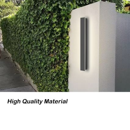 Brilagi - LED utomhusväggarmatur LINEAR LED/12W/230V 3000K IP65 50 cm antracit