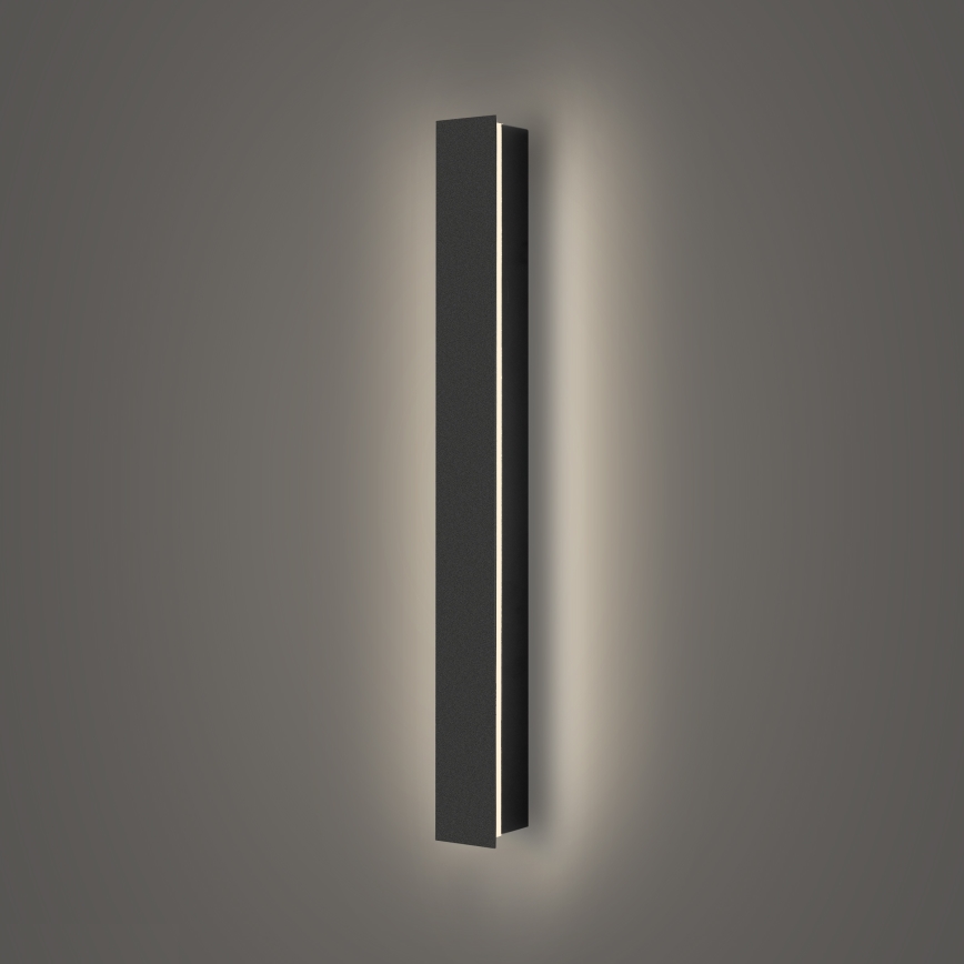 Brilagi - LED utomhusvägglampa LINEAR LED/12W/230V 4000K IP65 50 cm svart