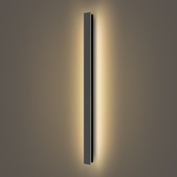 Brilagi - LED utomhusvägglampa LINEAR LED/22W/230V 3000K IP65 100 cm svart