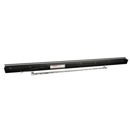 Brilagi - LED utomhusväggarmatur LINEAR LED/22W/230V 3000K IP65 100 cm svart CRI 90