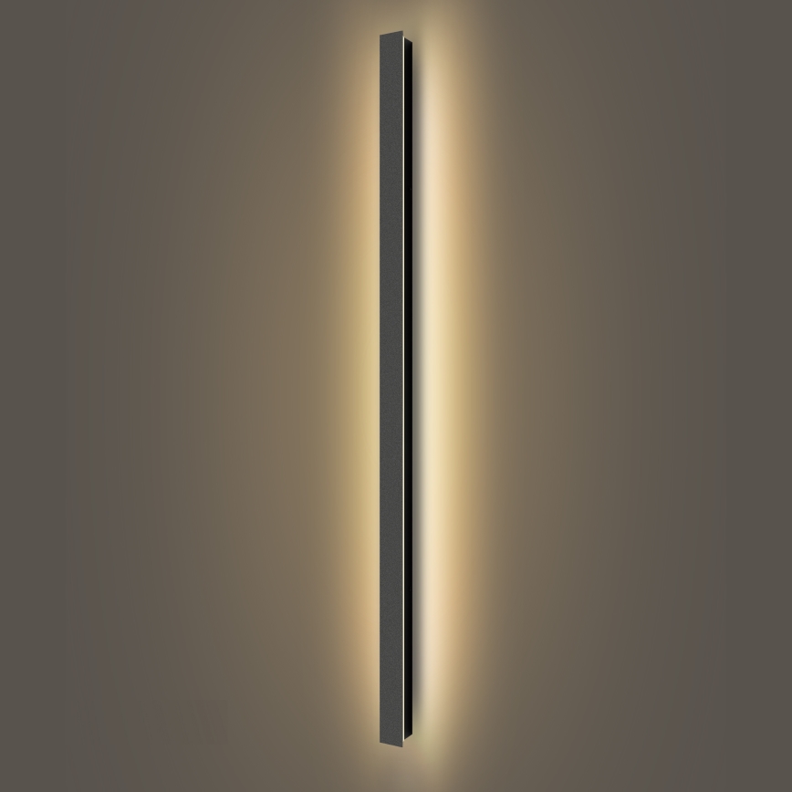 Brilagi - LED utomhusvägglampa LINEAR LED/32W/230V 3000K IP65 140 cm svart CRI 90