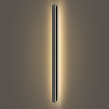 Brilagi - LED utomhusvägglampa LINEAR LED/32W/230V 3000K IP65 140 cm svart