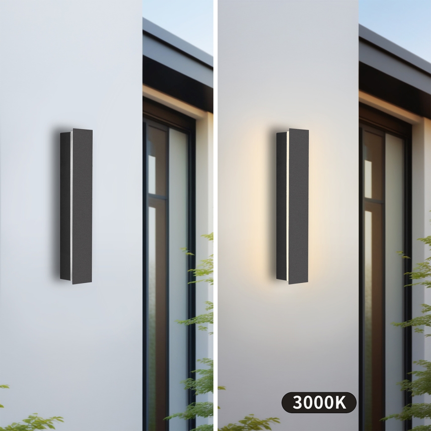 Brilagi - LED utomhusväggarmatur LINEAR LED/8W/230V 3000K IP65 30 cm antracit CRI 90