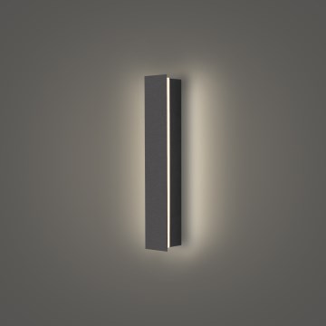 Brilagi - LED utomhusvägglampa LINEAR LED/8W/230V 4000K IP65 30 cm antracit
