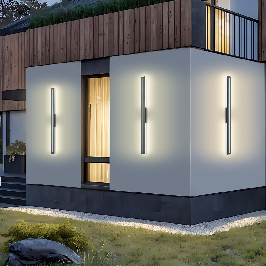 Brilagi - LINEO LED utomhus väggarmatur 24W/230V 3000K IP65 100 cm antracit