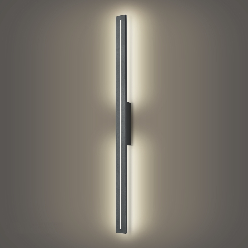 Brilagi - LED utomhusvägglampa LINEO LED/24W/230V 4000K IP65 100 cm antracit