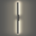 Brilagi - LED utomhusvägglampa LUNA LED/24W/230V 4000K IP65 100 cm antracit