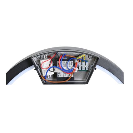 Brilagi - LED Utomhus Vägglampa med Sensor ARCELO LED/8W/230V IP54
